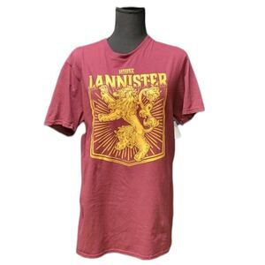 Game Of Thrones "House Lannister" Size M, LONG T-Shirt